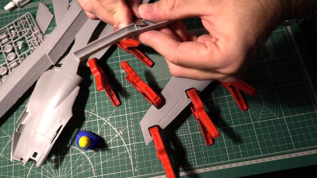 Сборка модели  реактивного гидросамолета Бериев Бе-10 