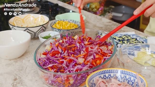 A MELHOR SALADA QUE VOCÊ JÁ FEZ!! | Nandu Andrade смотреть онлайн