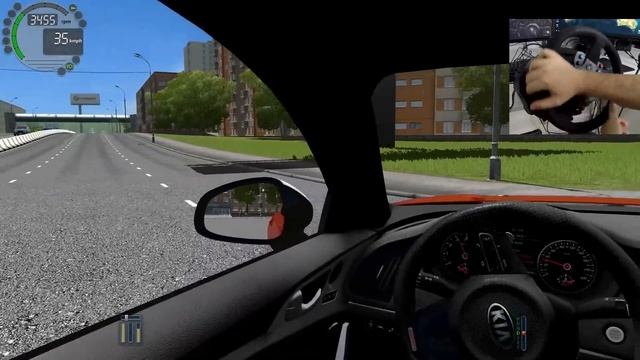 Perdo il Volante! CLA45 AMG vs KIA STINGER GT - City Car Driving смотреть онлайн