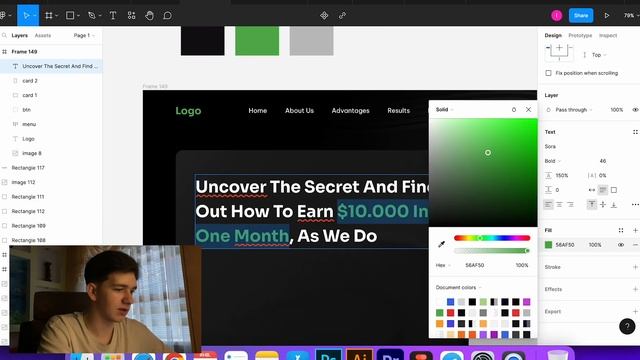 Делаю ДИЗАЙН САЙТА для Западного рынка / Веб-дизайн в Figma смотреть онлайн