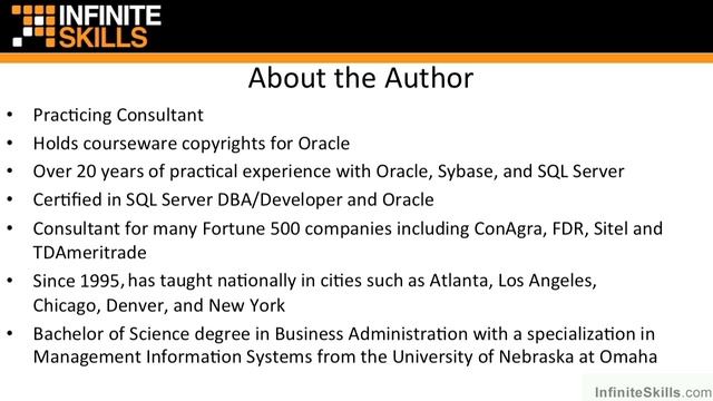 Oracle 11g - Real Application Clusters Tutorial | About the Author смотреть онлайн