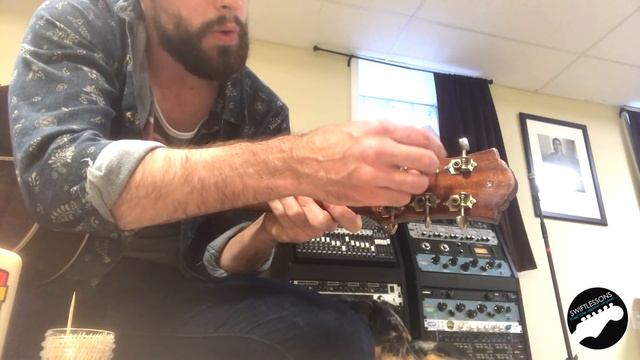 How to Repair Stripped Guitar Tuner Screws - Easy Guitar Maintenance Lesson смотреть онлайн