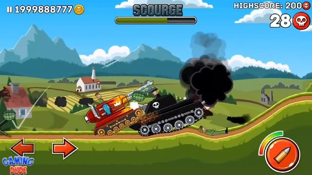 Hills Of Steel Update - MAMMOTH Tank vs Boss Levels Mode | Android Gameplay HD смотреть онлайн