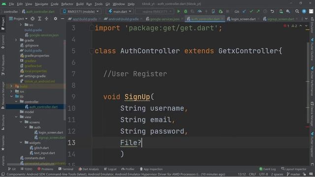 [HINDI] #06 Firebase Setup || TikTok Clone In Flutter || Flutter Tutorials In Hindi смотреть онлайн