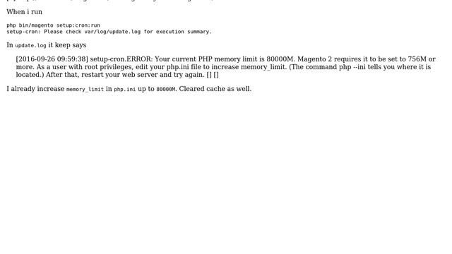 Magento: Magento 2: Cron job not Calling Function [SOLVED] смотреть онлайн