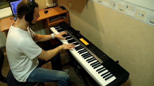 Daft Punk ft. Pharrell Williams - Get Lucky - piano cover by R.Shatalov смотреть онлайн