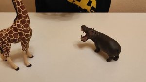 Обзор фигурки бегемота (Schleich, 2012)