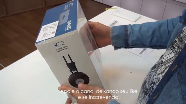 FONE DE OUVIDO AKG K72 UNBOXING | HEADPHONE AKG K72 смотреть онлайн