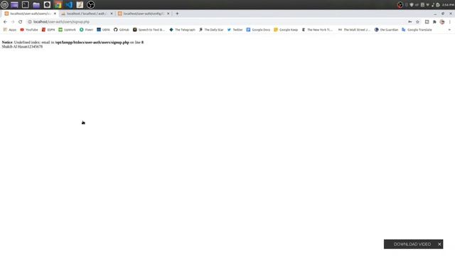 Part-6 | Sign Up Form Submission User Information Validation | PHP User Authentication System смотреть онлайн