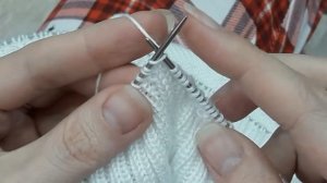 Как связать двойная  резинку по кругу. Вязание спицами