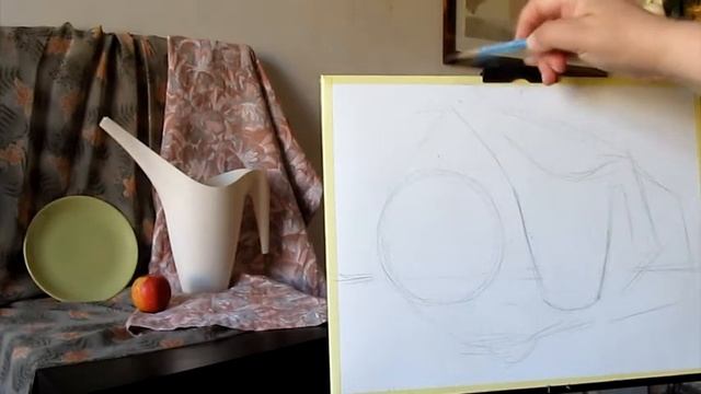 2. Рисуем эскиз к акварельной живописи смотреть онлайн