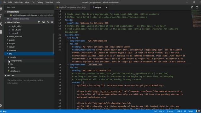 Getting started with Sitecore JSS смотреть онлайн