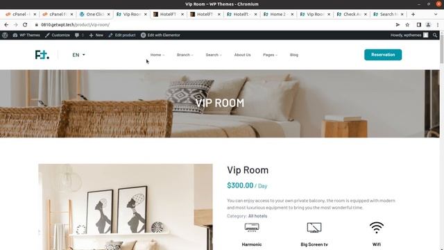 Hotel Booking Website | Accommodation, Resort, and Tourism Business | HotelFT WordPress Theme смотреть онлайн