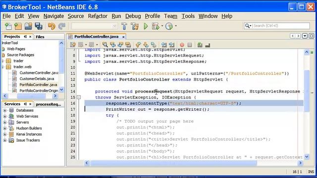 Creating Servlets Using NetBeans смотреть онлайн