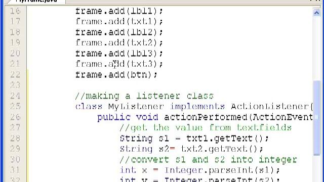 Java AWT #2 | Define Listener смотреть онлайн
