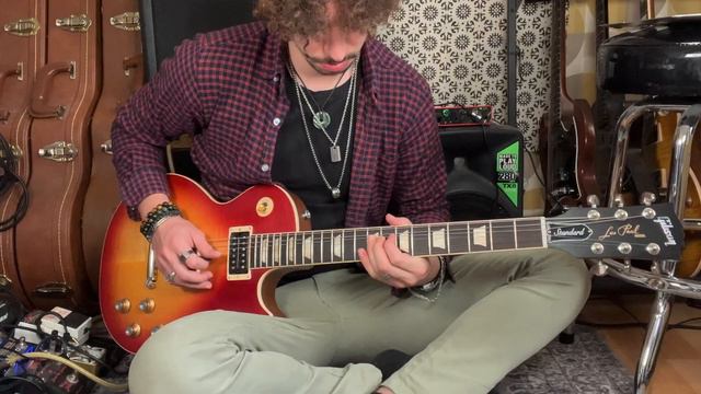 Gibson Lespaul Standard 60's Faded Cherry Vintage Sunburst 2022, Unboxing And Playing All Pickups