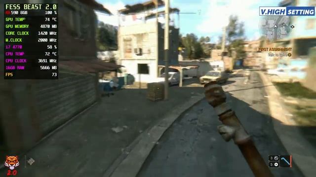 Dying Light: Enhanced Edition - RX 590 + i7 4770 | V.High Setting Tested смотреть онлайн