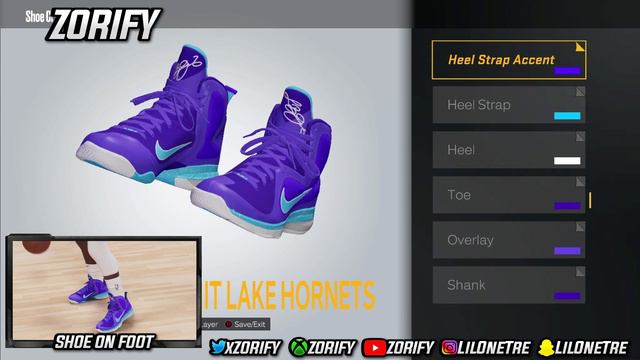 NBA 2K23 Next Gen Shoe Creator - Nike LeBron 9 "Summit Lake Hornets" смотреть онлайн