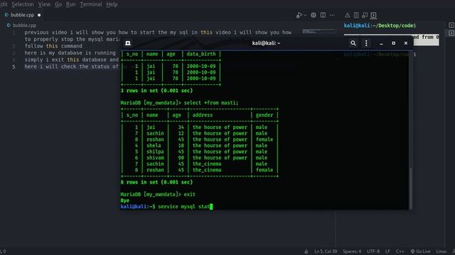 how to stop maridb SQL in proper way in LINUX || very simple and easy step || for beginner || SQL смотреть онлайн