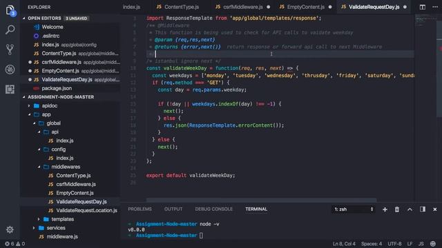 Advance Training :Adding EsLint Follow Node js styleGuide #05 mp4 смотреть онлайн