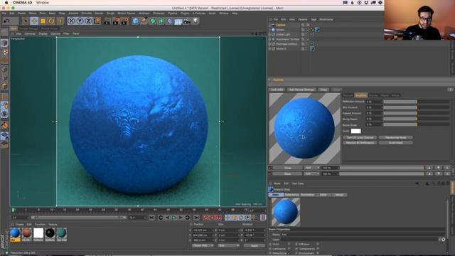 Cinema 4D Tutorial - Make A Clay Texture In Cinema 4D смотреть онлайн