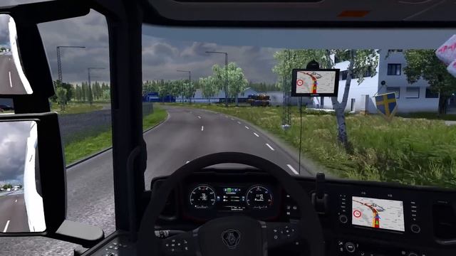 ETS2 1.36 - New Scania S730 V8 - Sweden Driving - Pure V8 Sound - ProMods 2.43 with NaturaLux смотреть онлайн