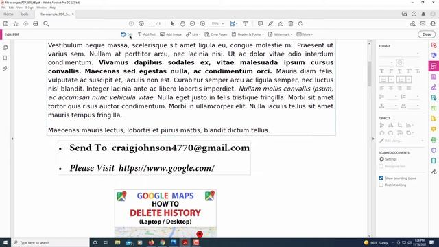 Adobe Acrobat DC Pro: How To Hyperlink Text In A PDF To Make A Clickable Link