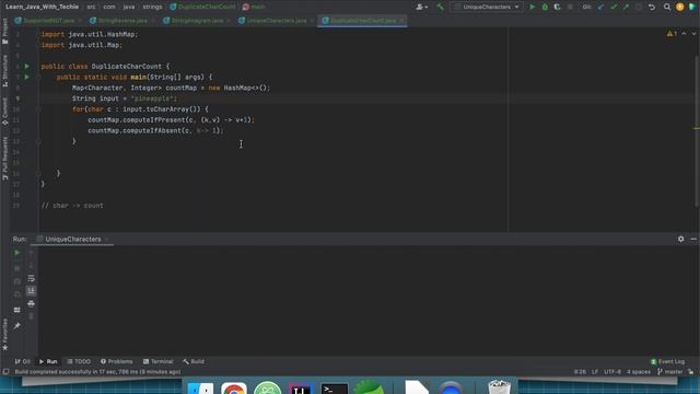 String Count Duplicate Characters - Java Interview Question смотреть онлайн