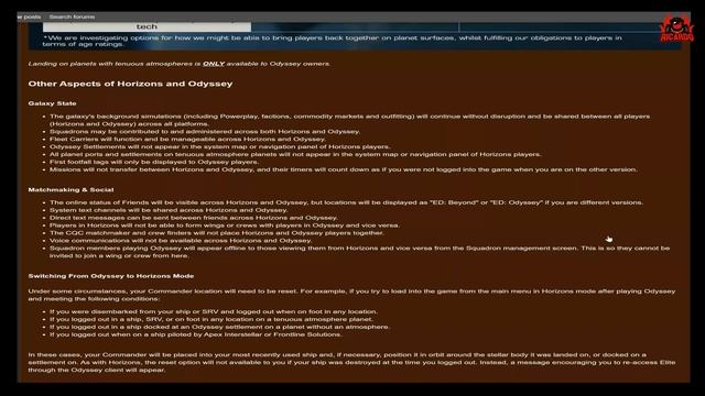 Elite Dangerous Odyssey Compatibility Questions Answered смотреть онлайн