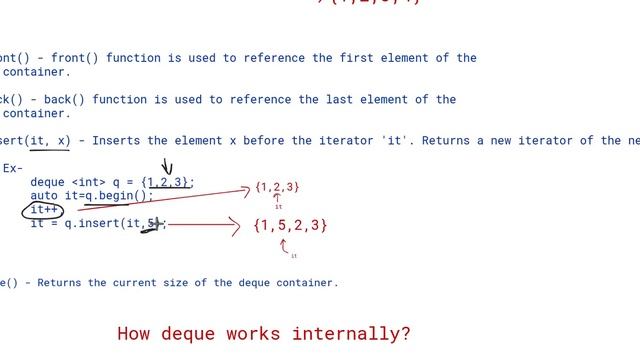 C++ Deque смотреть онлайн