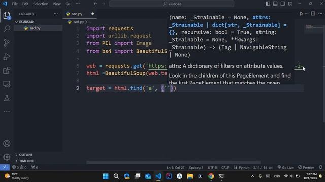 Loading image form a website using Python смотреть онлайн