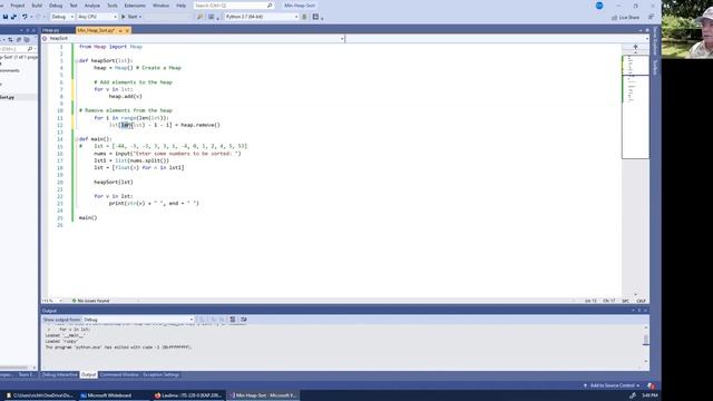 Python Min Heap Sort Assignment смотреть онлайн