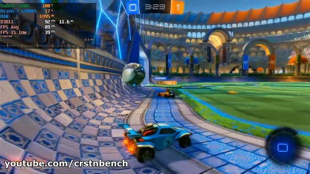 AMD Ryzen 7 6800HS \ Radeon 680M iGPU \ Rocket League @1080p high quality смотреть онлайн