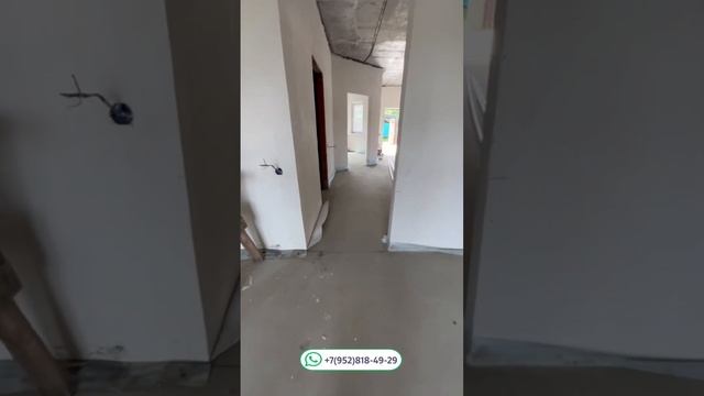 Новый двухэтажный дом 125 м2, 3 комнаты, с ГАЗом. Асфальт. Краснодар. Любой вид ипотеки! смотреть онлайн