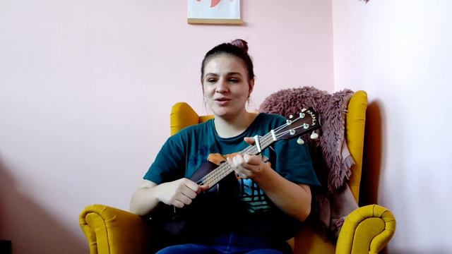 My strange addiction - Billie Eilish (ukulele cover) смотреть онлайн