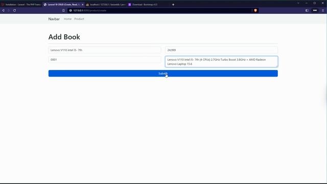 Laravel 10 CRUD (Create, Read, Update and Delete) смотреть онлайн