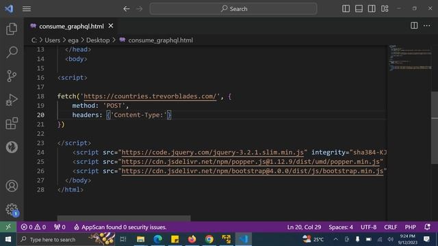 How To Consume GraphQL Endpoint Using JavaScript Fetch смотреть онлайн