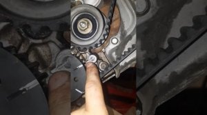 Метки ГРМ на двигателе 3G83, Nissan Clipper, Mitsubishi ek, и т д.... Кей кары.