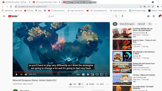 Minecraft Dungeons Hidden Depths DLC Diaries Reaction смотреть онлайн