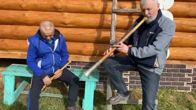 Наигрыш на рожке от Нерехтского мастера Сергея Киселева смотреть онлайн