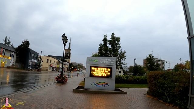 Downtown Richmond Hill Rainy Day, Toronto, Canada смотреть онлайн