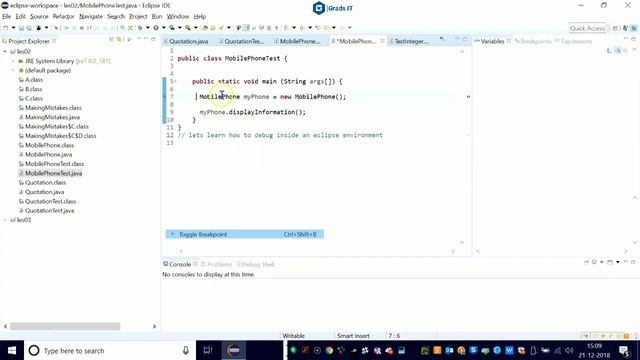 Introduction to Java Learning Process Debug | Part 3 | Grads IT Academy смотреть онлайн