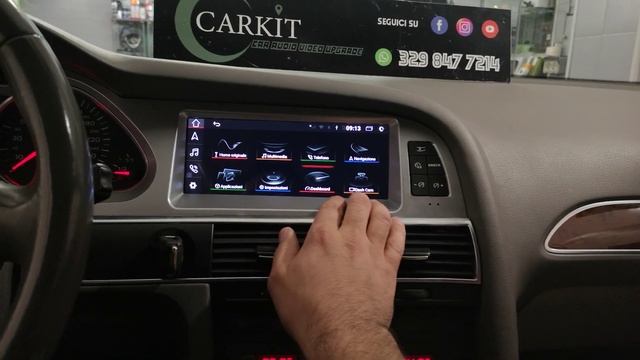 Cartablet Android Carkit AUDI A6 C6 4F CARPLAY IOS