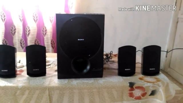 Sony SA-D100 4.1 Home theater amazing sound test full review in hindi смотреть онлайн
