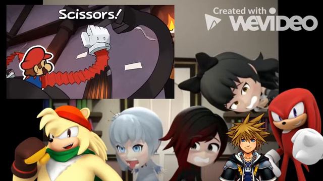 3 RWBY Characters, 2 Sonic Characters & Sora React to Handaconda (Boss Battle) with Lyrics смотреть онлайн