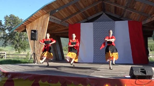 Зажигательный танец. Хореографический коллектив "Алина" смотреть онлайн