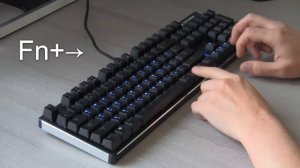 Видеоинструкция. Настройке подсветки на клавиатуре QCYBER DOMINATOR