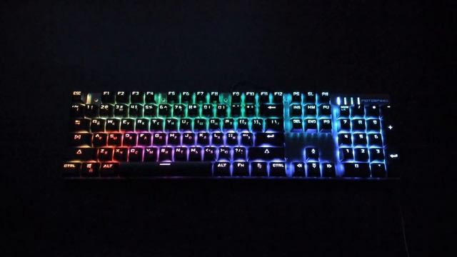 Механическая клавиатура с RGB подсветкой Motospeed CK104 | распаковка и обзор. смотреть онлайн