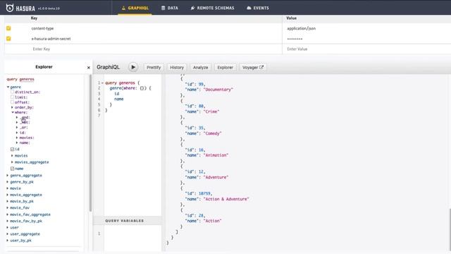 Queries en GraphiQL con Hasura GraphQL смотреть онлайн