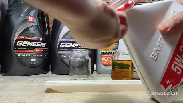 Тест масел Лукоил HK 5w30 , Газпромнефть Премиум 5w30 A5B5, Генезис Универс 5w30